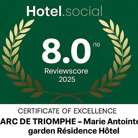 아파트 Arc De Triomphe -marie Antoinette Garden 파리